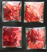 Red confetti selection pack