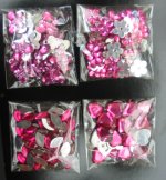 Pink gem stone selection pack