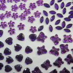 Purple gem stone selection pack