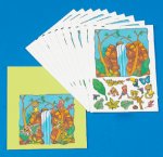 Nature stickers - Make a Rainforest stickers scene - 12pack