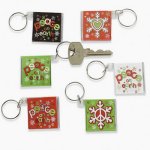 Christmas Peace on Earth Key Ring - 1 unit
