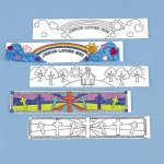 Colour your own Inspirational Bracelets - Pack of 24