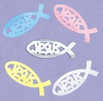 Religious fish confetti - 5g bag