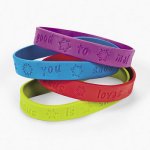 Jesus Loves You Snow Much Bracelet - 1 unit