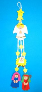 Nativity door hanger craft kits