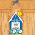 Christian Craft - This Home is Open to God Craft - Pack of 12