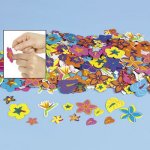Foam Self Adhesive Flowers - pack of 50
