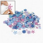 Snowflake Foam Self Adhesive Shapes - 1 sheet