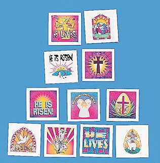 Easter Inspirational Tattoos - 12 pack