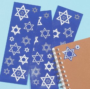 Star of David stickers - 1 sheet