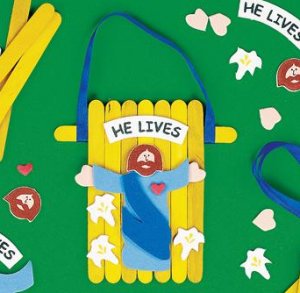 Christian craft - "He Lives" banner craft - 12 pack