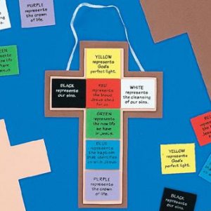 Colours of Faith cross craft kit - 12 pack