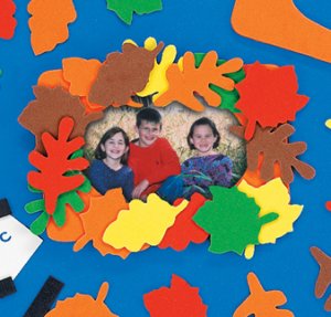 Autumn photo magnet frame craft - 1 unit