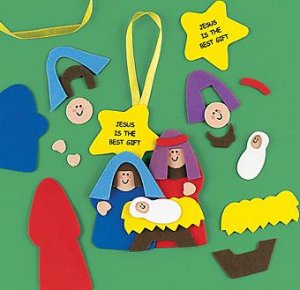 Christian Christmas craft - Jesus is the best gift  craft - 12 pack