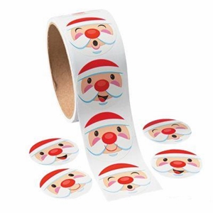 Santa Christmas Stickers  50 stickers