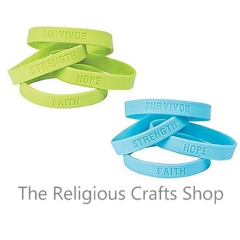 Inspirational Awareness Rubber Bracelet: 1 Unit