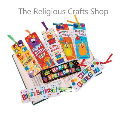 Happy Birthday Glossy Bookmark:  1 unit