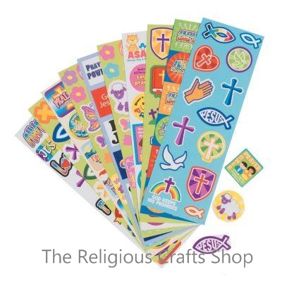Religious Sticker Sheet:  1 unit
