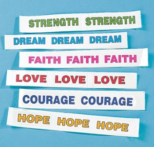 Inspirational message tattoos