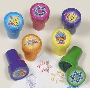 Hanukkah stamps:  6 pack