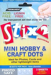 Glue Dots:  Taster Pack of 48