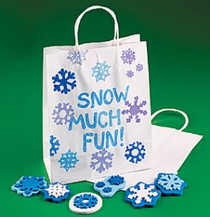 Snowflake Stamps:  large size
