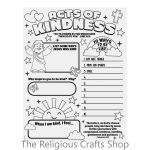 Colour Your Own Acts of Kindness Posters: Pack of 10