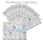 Colour Your Own God Made Each of Us Unique Posters: Pack of 10
